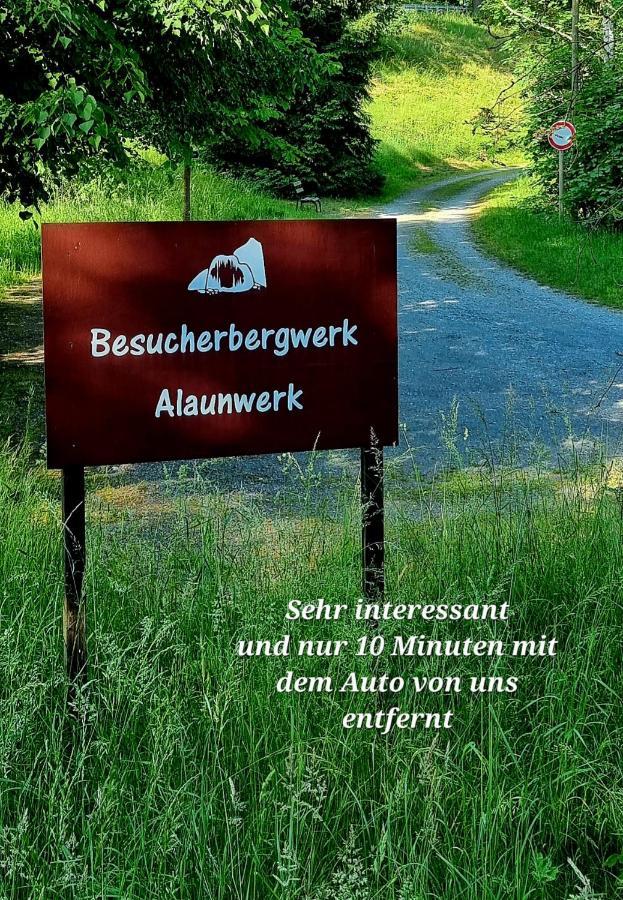 Ferienwohnung "Blick Mylau" - Naehe Freizeitpark Plohn & Weltgroesster Ziegelsteinbruecke Reichenbach im Vogtland Buitenkant foto