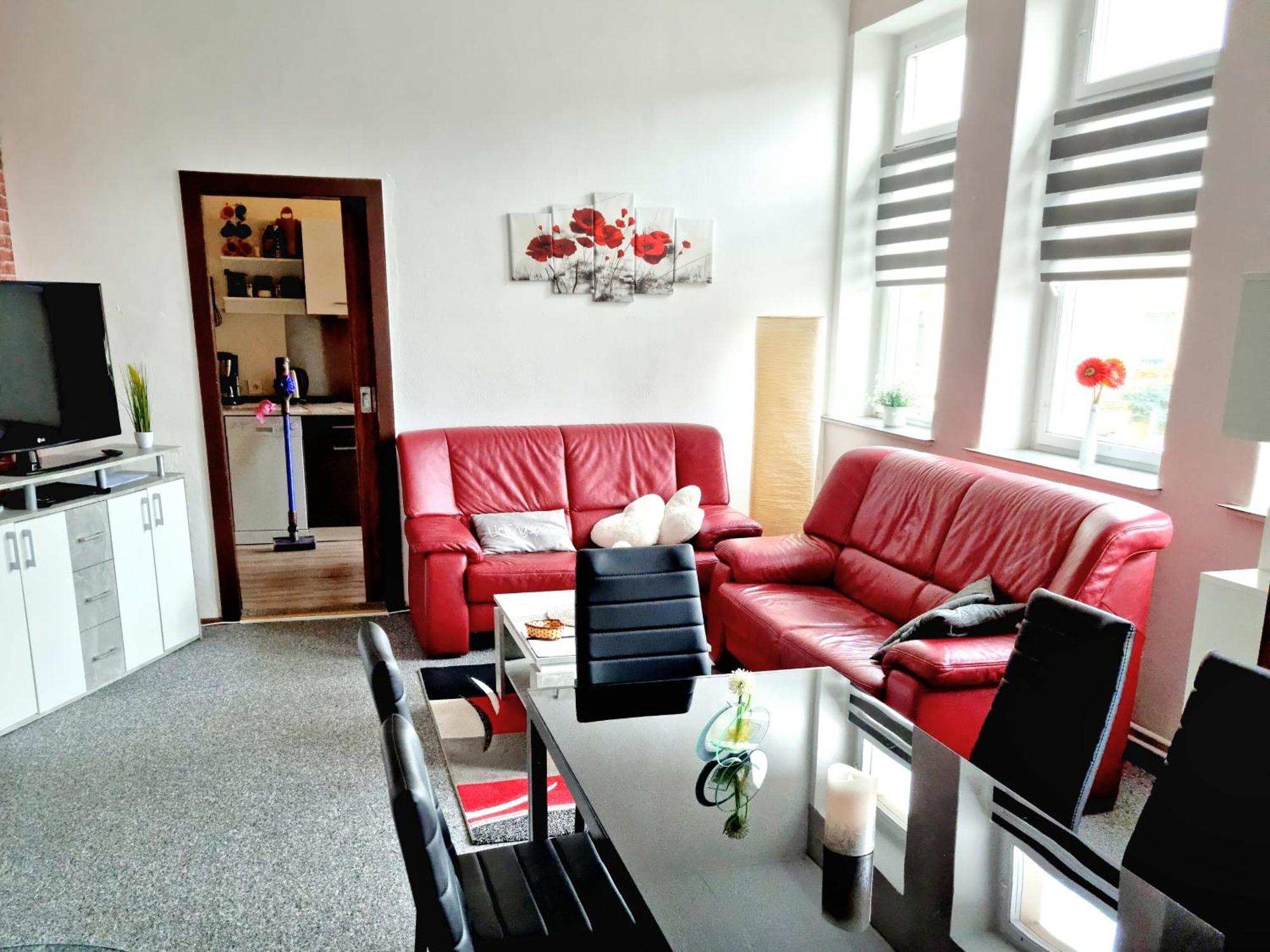 Ferienwohnung "Blick Mylau" - Naehe Freizeitpark Plohn & Weltgroesster Ziegelsteinbruecke Reichenbach im Vogtland Buitenkant foto