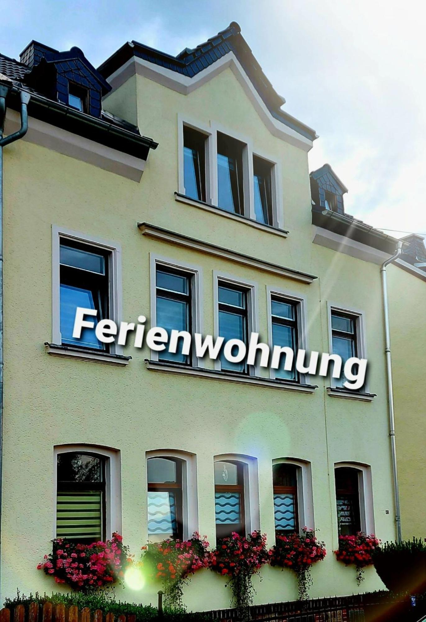 Ferienwohnung "Blick Mylau" - Naehe Freizeitpark Plohn & Weltgroesster Ziegelsteinbruecke Reichenbach im Vogtland Buitenkant foto